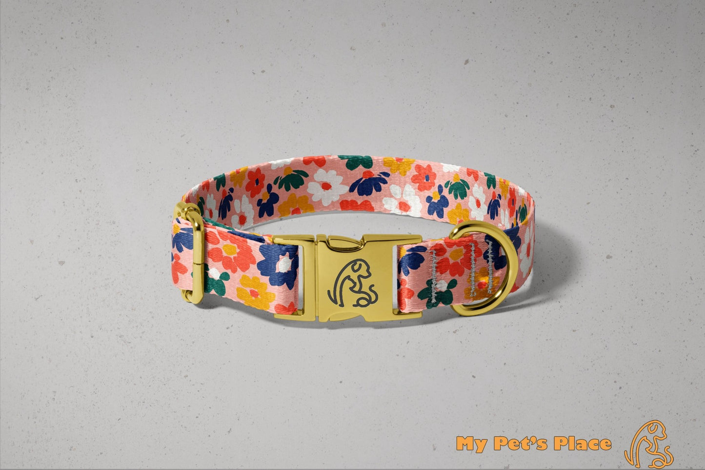 floral dog Collar