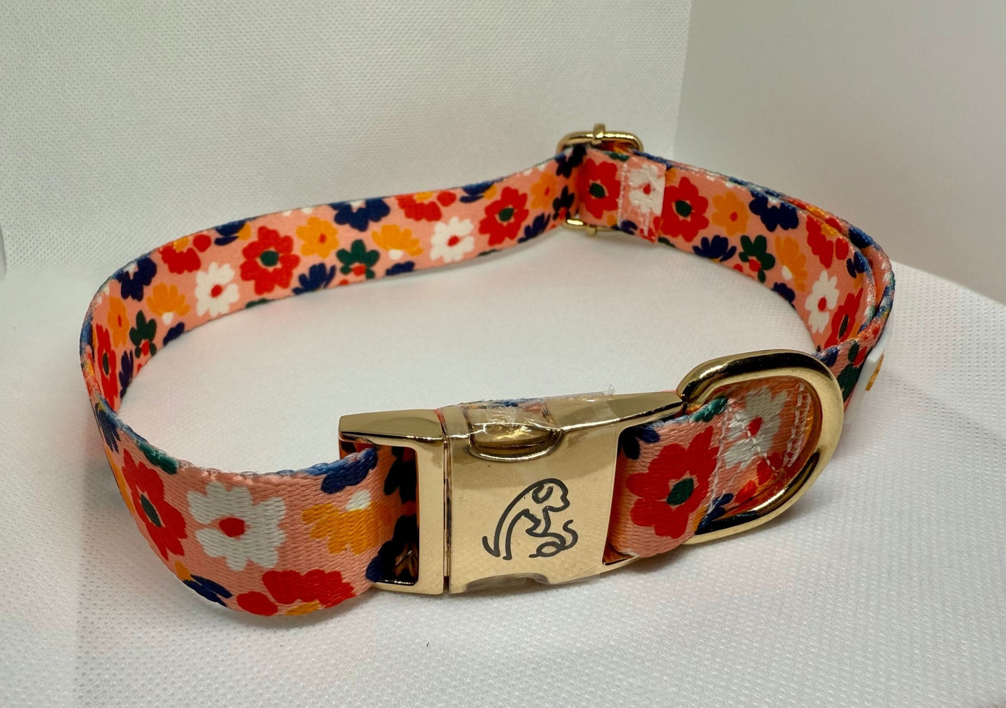 Large Floral Dog Collar