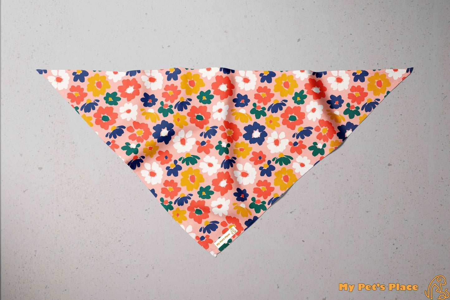 floral dog bandana
