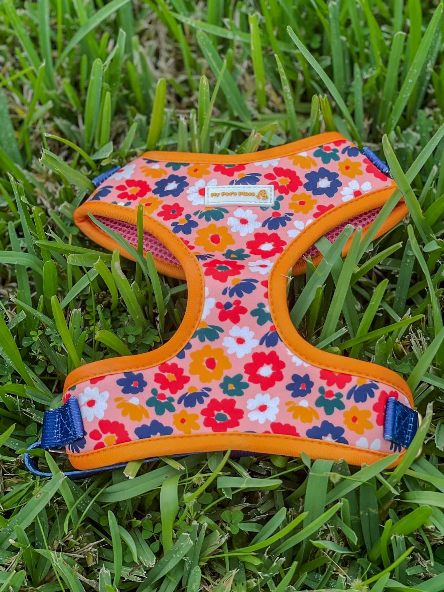 Flower Dog Harness-My Pet's Place
