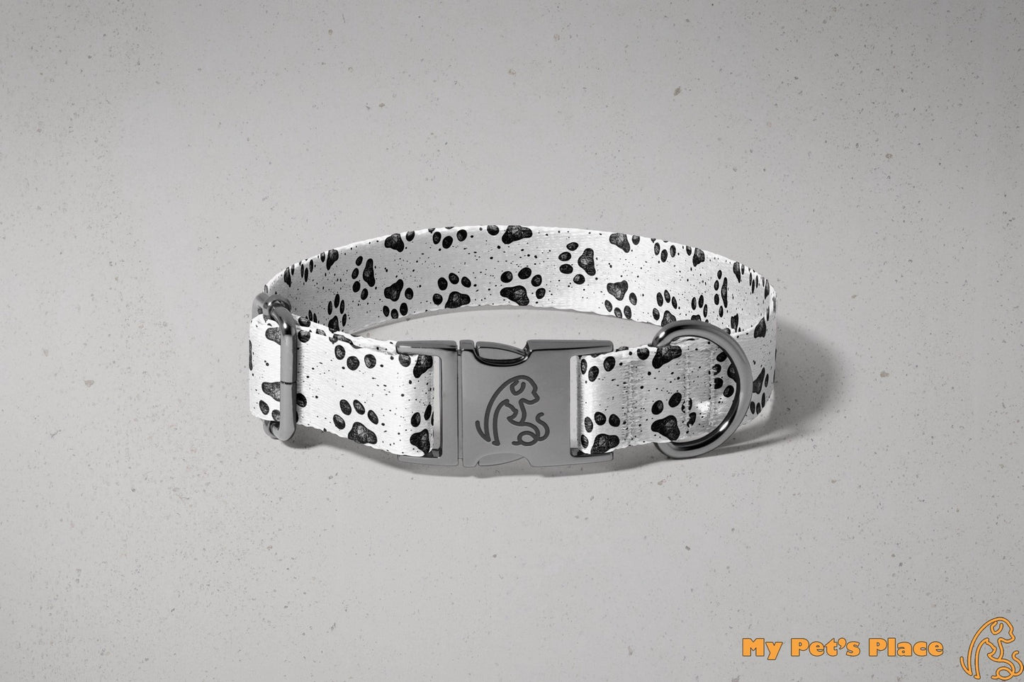 Dog Paw Print Cartoon Collar